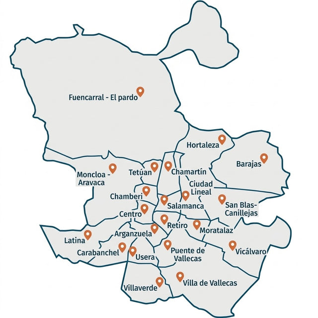 servicio por horas de limpieza a domicilio y plancha a domicilio en los distritos de Madrid: Centro
Arganzuela
Retiro
Salamanca
Chamartín
Tetuán
Chamberí
Fuencarral-El Pardo
Moncloa-Aravaca
Latina
Carabanchel
Usera
Puente de Vallecas
Moratalaz
Ciudad Lineal
Hortaleza
Villaverde
Villa de Vallecas
Vicálvaro
San Blas-Canillejas
Barajas